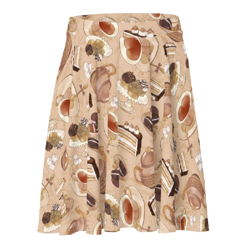 Free And Casual Café Skater Skirt