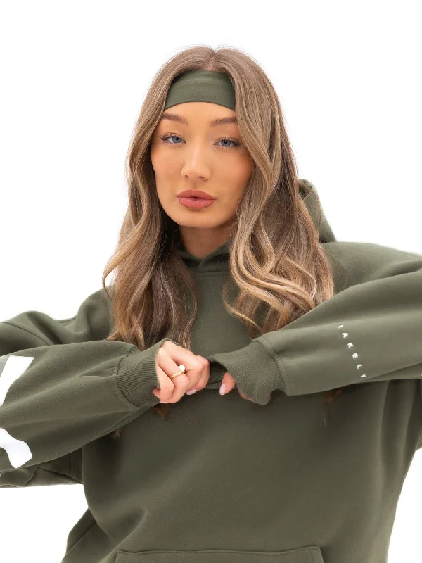 Elegant And Charming Soft Headband - Khaki Green