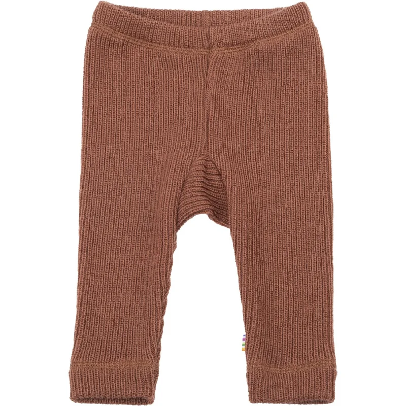 High Street Style Joha Uld Rust Leggings
