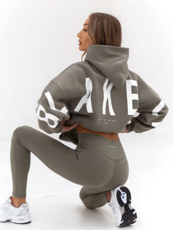 Girl Style Isabel Oversized Hoodie - Safari Green