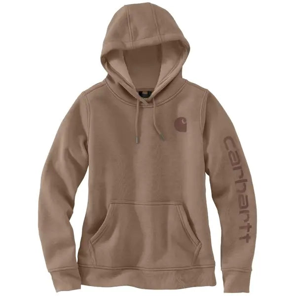 Stunning Fashion Women's Midweight Logo Hoodie, Flaxseed