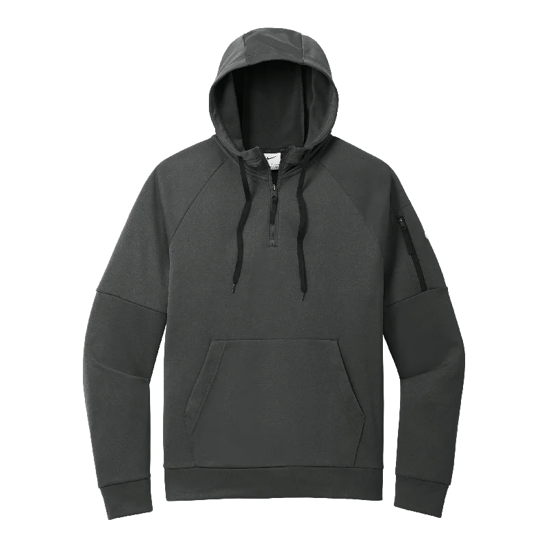 Urban Style B2430 Therm-FIT Pocket 1/4-Zip Fleece Hoodie