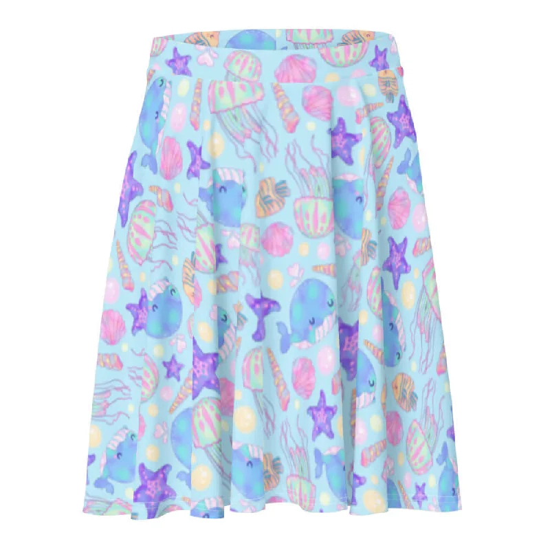 Sexy Fun Under the Sea Skater Skirt