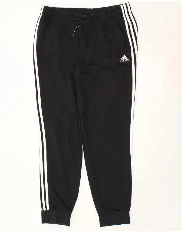 Sports And Leisure ADIDAS Womens Tracksuit Trousers Joggers UK 16/18 Large Black Cotton Sports And Leisure ADIDAS Womens Tracksuit Trousers Joggers UK 16/18 Large Black Cotton