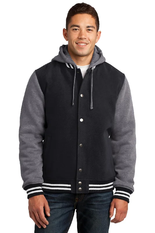 Retro Fashion Sport-Tek Insulated Letterman Jacket. JST82