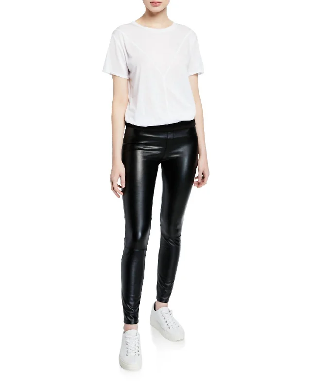 Stunning Fashion Faux Leather London Pant In Black