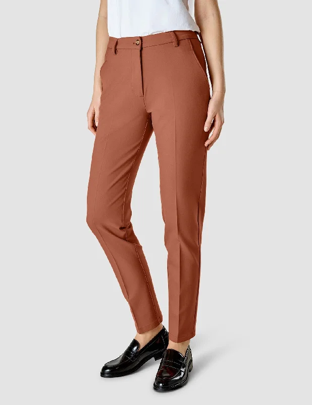 European And American Style Essential Pants Tapered Terracotta