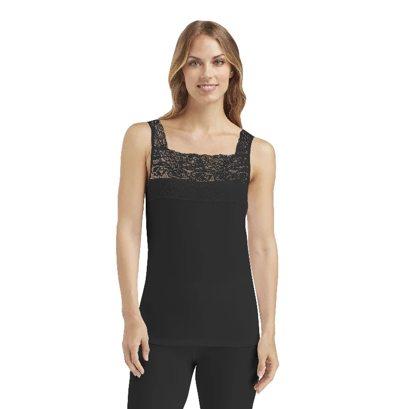 Personalized Clothing SofTech Stretch Lace Detail Cami