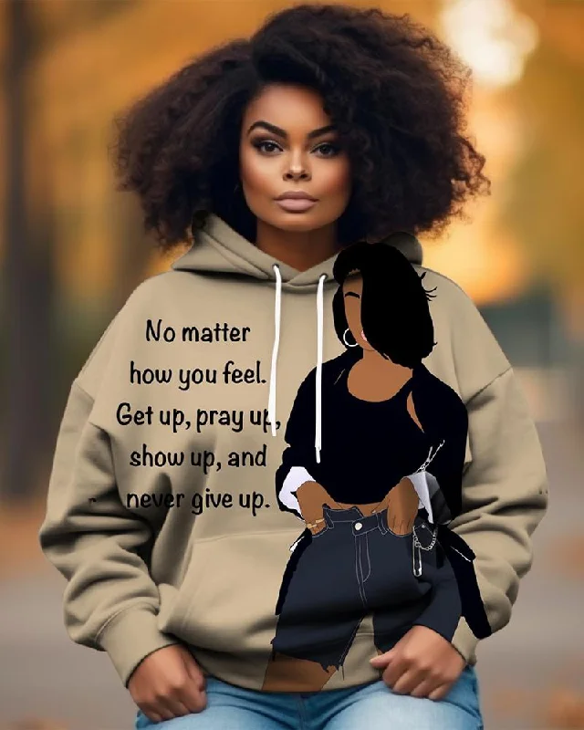 Age-reducing Style No Matter How You Feel...Long-sleeved Hoodie