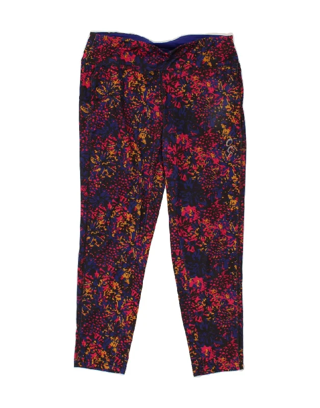 Spring Fashion CRIVIT Womens Tracksuit Trousers US 14/16 Medium  Multicoloured Floral