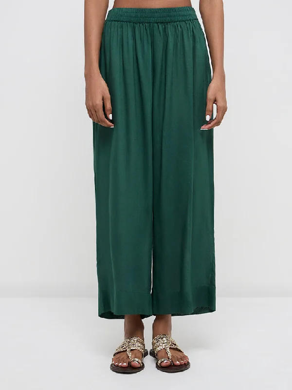 Dessert Matching Zuba Green High-Rise Ethnic Pants