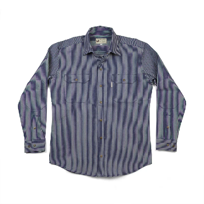 Eye-catching Personality Witham Work Shirt - Hickory Stripe