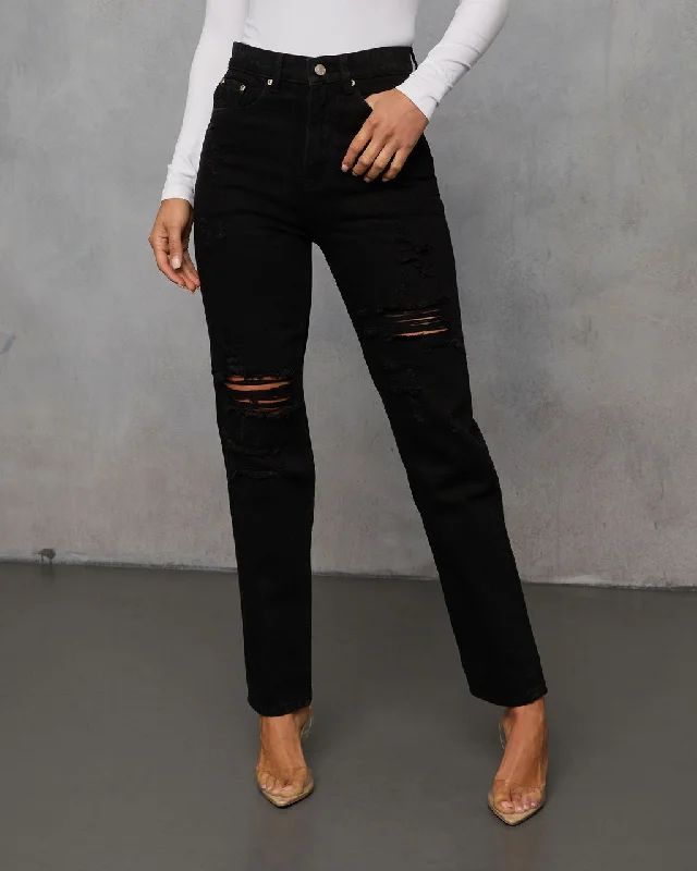 Exquisite Fabrics Nemiah Slim Distressed Jeans