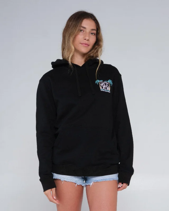 Playful Style Postcard Hoody - Black