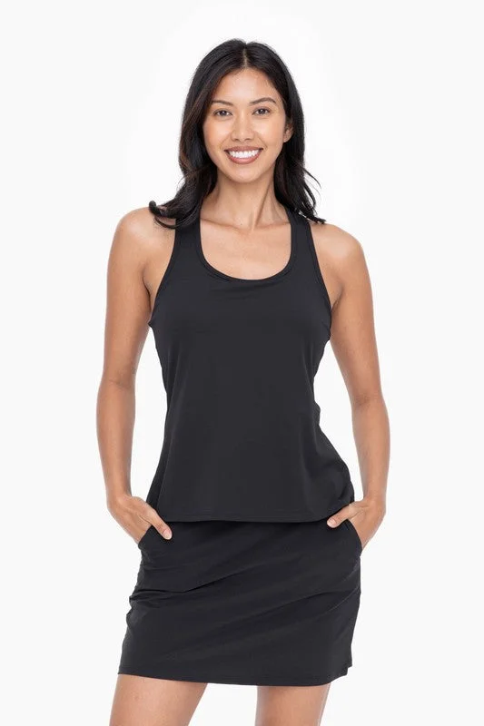 Fashion Elements Mono B Black Racerback Active Tank