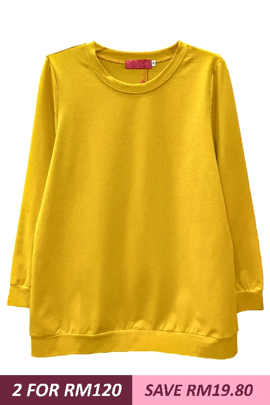 Age-reducing Style Plain Basic T-Shirt