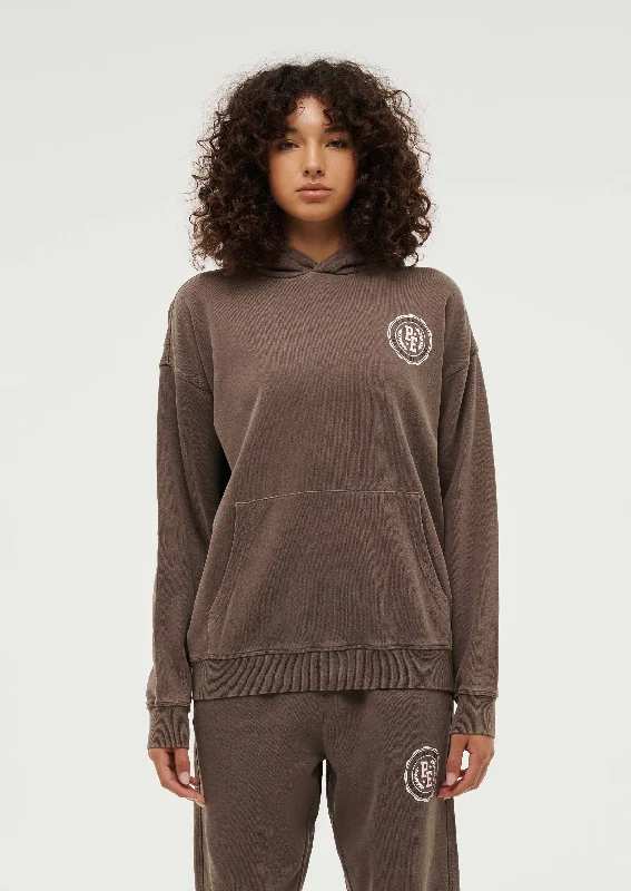 Diamond Series PHOENIX HOODIE IN WASHED CHESTNUT
