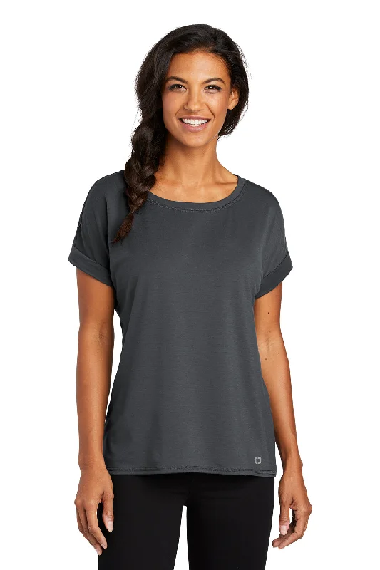 Sweet Style Ogio Womens Luuma Jersey Moisture Wicking Short Sleeve Crewneck T-Shirt - Diesel Grey - Closeout Sweet Style Ogio Womens Luuma Jersey Moisture Wicking Short Sleeve Crewneck T-Shirt - Diesel Grey - Closeout