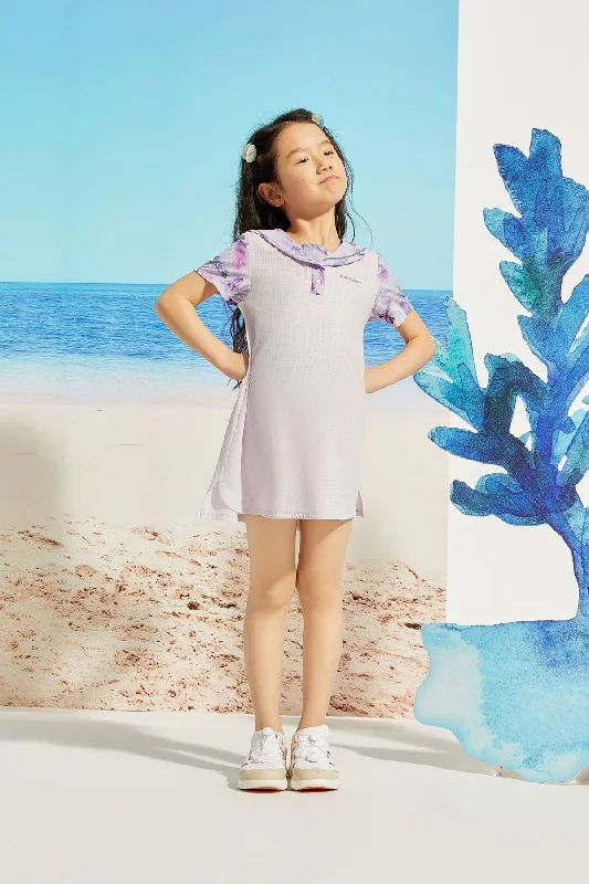 Youthful Street Fashion Sailor Collar Dress