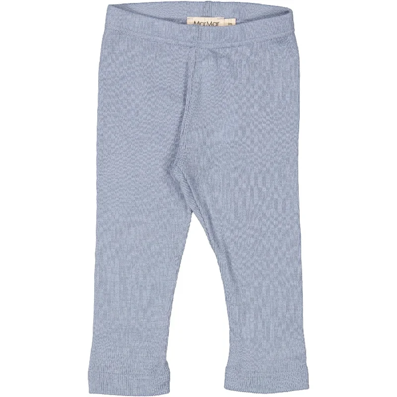 Casual And Comfortable MarMar Wool Rib Monsoon Blue Leg Leggings