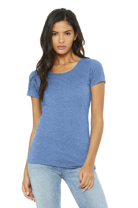 Personalized Clothing Bella + Canvas Womens Short Sleeve Crewneck T-Shirt - Blue - Closeout Personalized Clothing Bella + Canvas Womens Short Sleeve Crewneck T-Shirt - Blue - Closeout