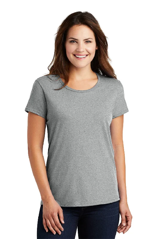 Lively And Youthful Gildan Womens Short Sleeve Crewneck T-Shirt - Heather Grey - Closeout Lively And Youthful Gildan Womens Short Sleeve Crewneck T-Shirt - Heather Grey - Closeout