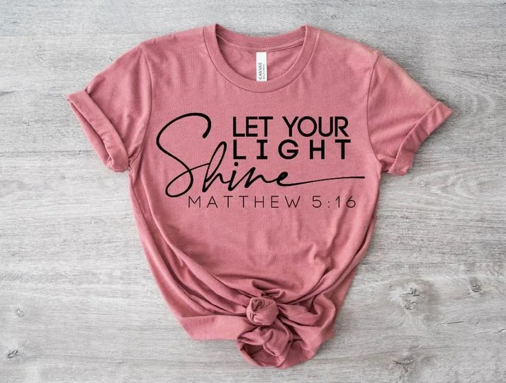 Street Charm "Let Your Light Shine" Tee