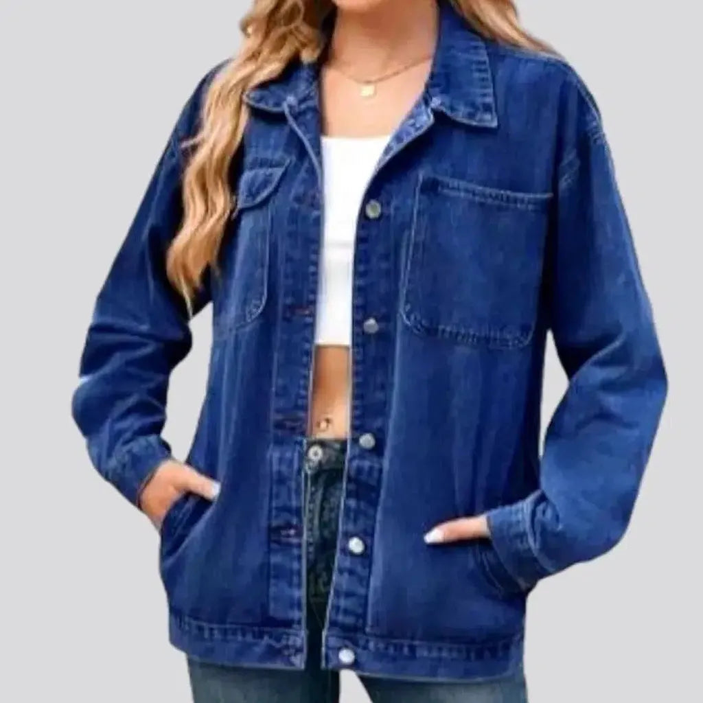 Fashionable Items Stonewashed vintage jeans jacket