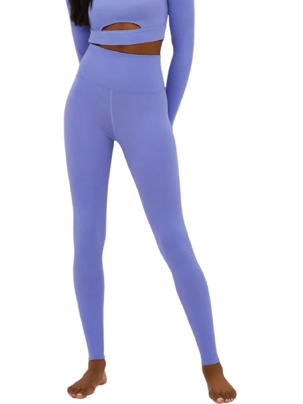 Designer Style Piper Legging In Periwinkle Waffle