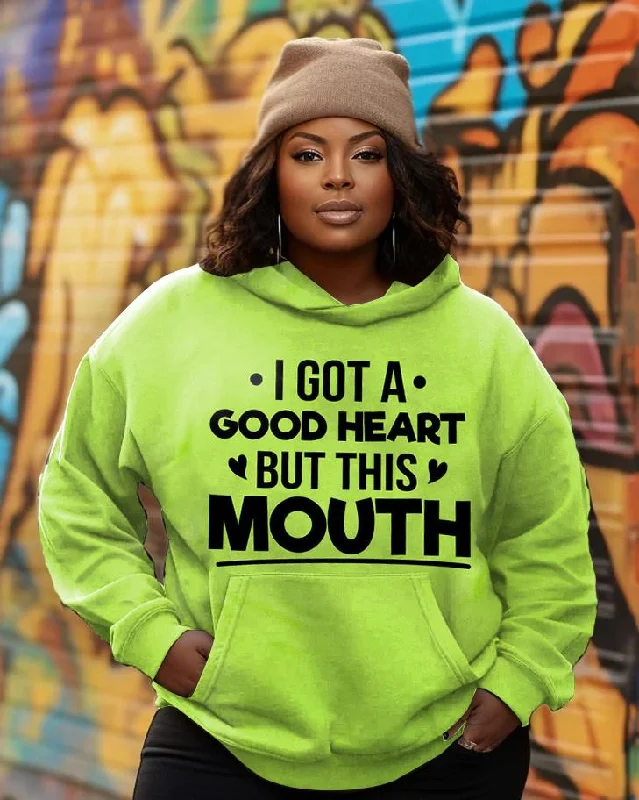 Celebrity Style I Got A Good Heart Long Sleeves Hoodie
