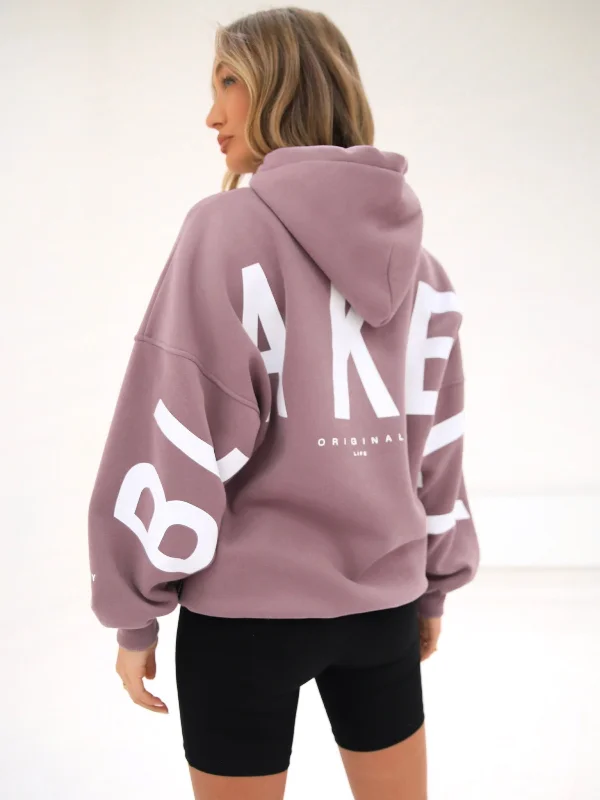 Personalized Clothing Isabel Oversized Hoodie - Dusty Pink