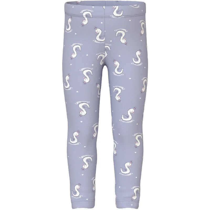 Personalized Clothing Name It Icelandic Blue Swans Davina AOP Sweat Leggings
