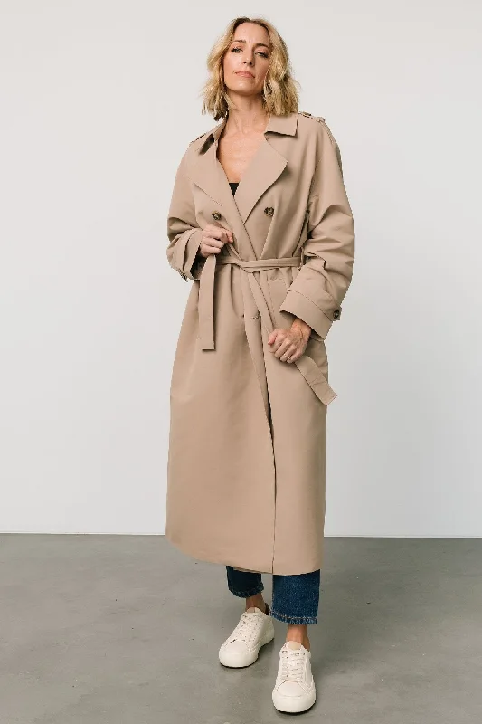 Fashion Must-have Elias Trench Coat | Beige