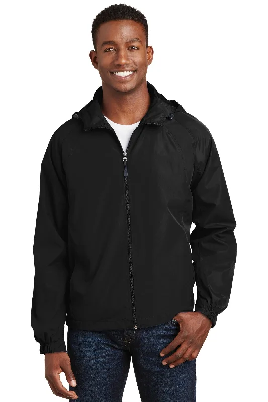 Classic Series Sport-Tek Hooded Raglan Jacket. JST73