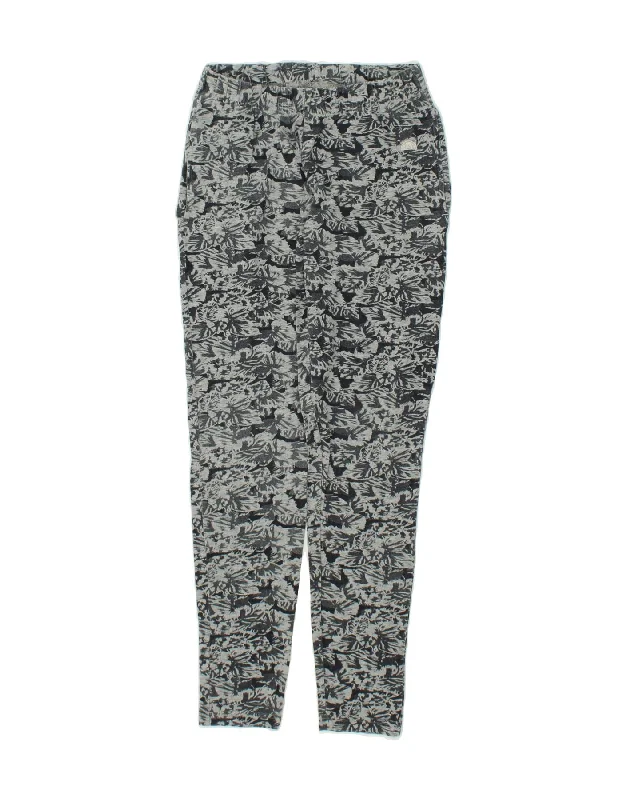 Diamond Series ELLESSE Womens Abstract Pattern Tracksuit Trousers UK 8 Small  Grey