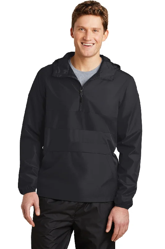 Body Design Sport-Tek Zipped Pocket Anorak. JST65