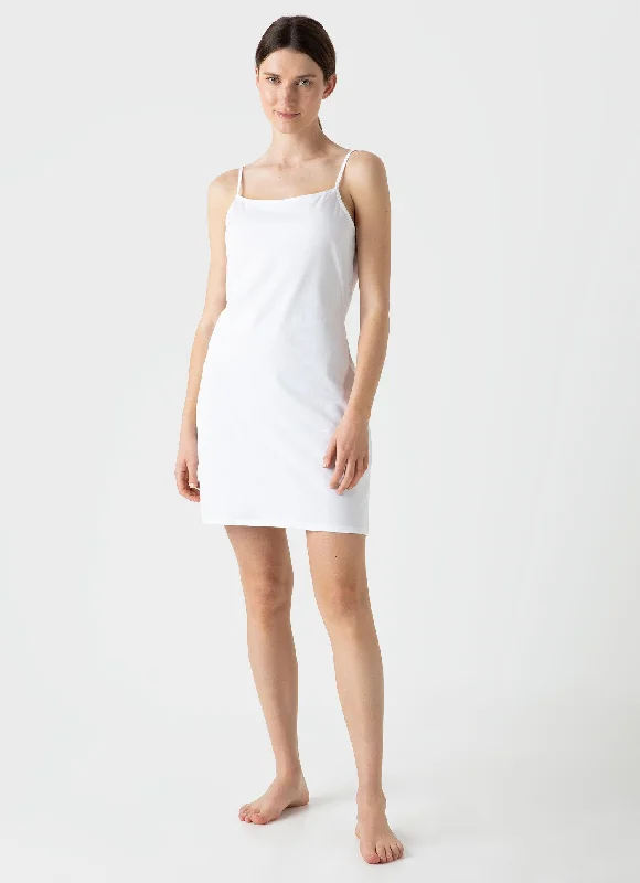 Street Cool Women's Cotton Slip in White