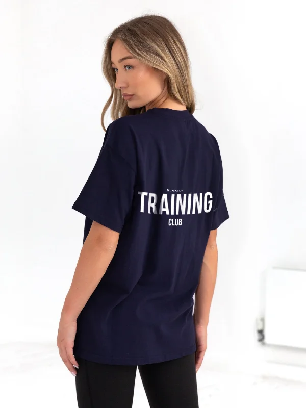 Outdoor Trend Oversized Training T-Shirt - Navy
