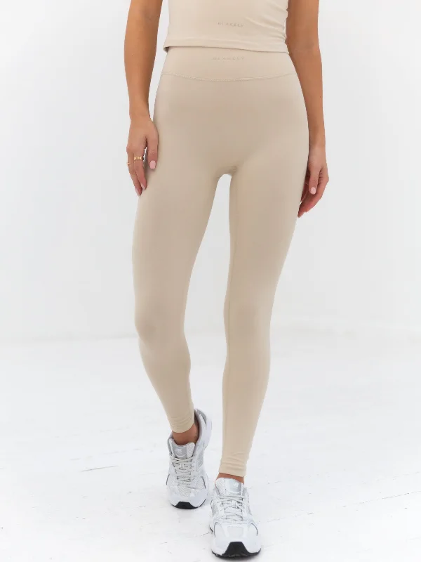 Retro Fashion Ultimate Soft Leggings - Bone