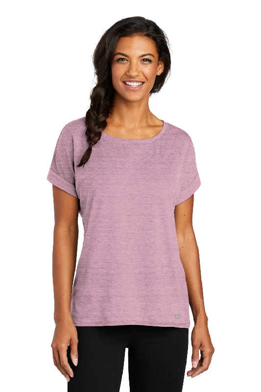 French Style Ogio Womens Luuma Jersey Moisture Wicking Short Sleeve Crewneck T-Shirt - Heather Lilac Pink - Closeout French Style Ogio Womens Luuma Jersey Moisture Wicking Short Sleeve Crewneck T-Shirt - Heather Lilac Pink - Closeout