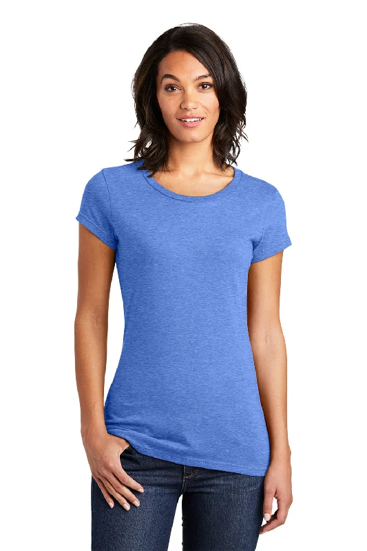 Fresh And Simple District Womens Very Important Short Sleeve Crewneck T-Shirt - Heather Royal Blue Fresh And Simple District Womens Very Important Short Sleeve Crewneck T-Shirt - Heather Royal Blue