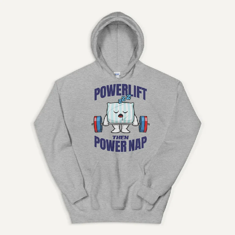 Urban Sense Powerlift Then Power Nap Pullover Hoodie