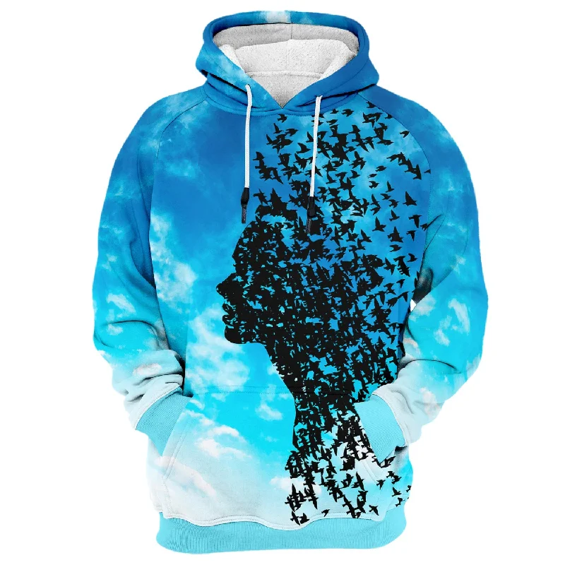 High-end Fabrics Artistic Soaring Hoodie