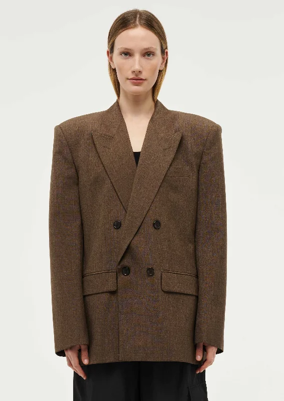 Comfortable And Versatile TRIBUTE BLAZER IN TAUPE
