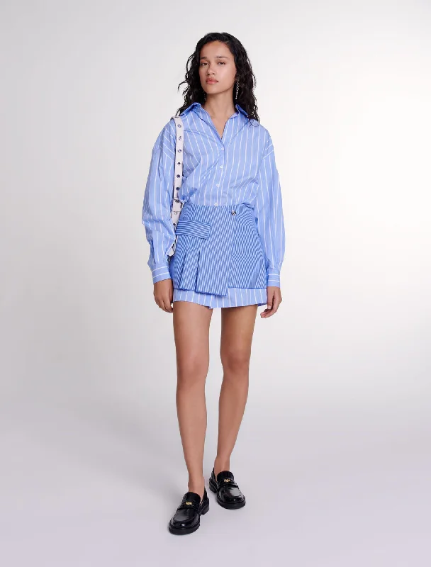Casual And Comfortable 2-in-1 striped dress