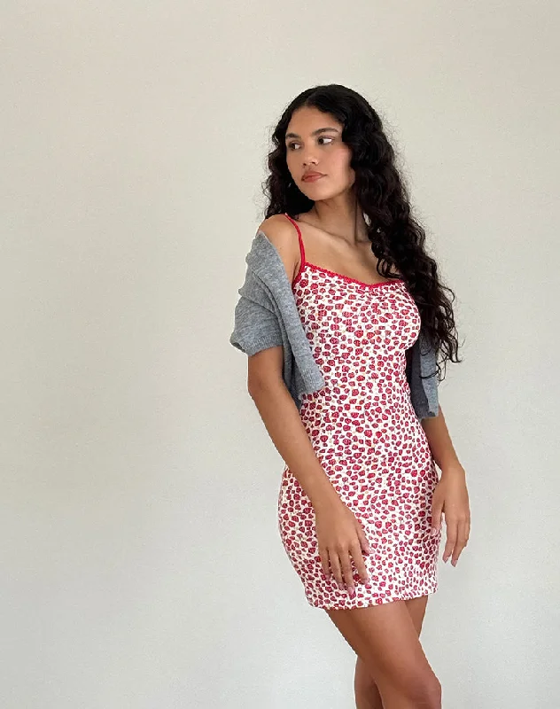 Sweet Style Gracias Mini Dress in Strawberry 2023 Print