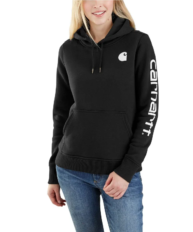Celebrity Style Carhartt Women's Clarksburg Pullover Hoodie - Black