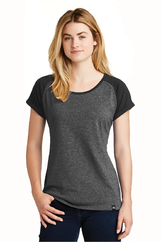 Romantic And Fresh New Era Womens Heritage Short Sleeve Crewneck T-Shirt - Black/Black Twist Romantic And Fresh New Era Womens Heritage Short Sleeve Crewneck T-Shirt - Black/Black Twist