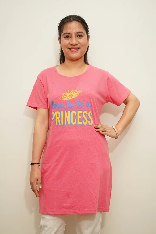 Exclusive Customization Carrot Pink Women Cotton T-Shirt