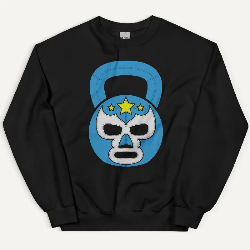 Modern City Lucha Libre Kettlebell Design Sweatshirt